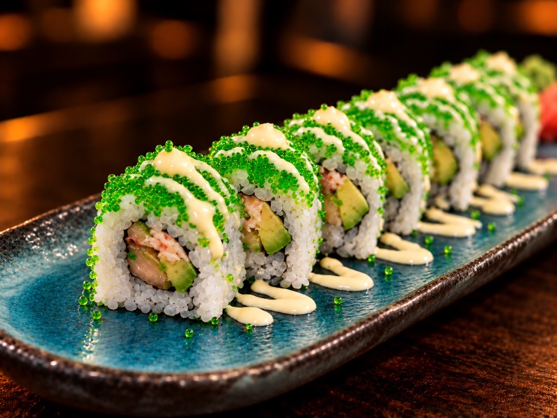 California Tobiko Green